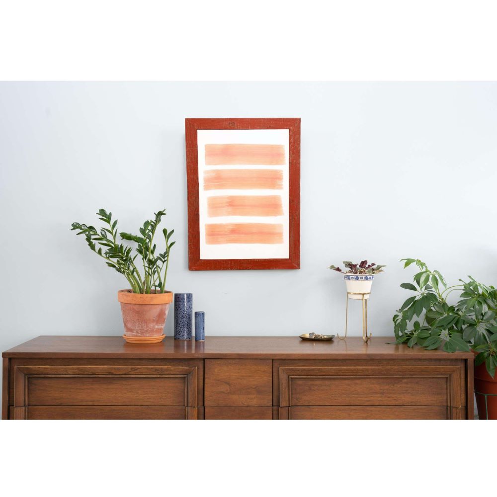 18" x 24" Red Solid Wood Hanging Picture Frame-Picture Frames-DECOROLALA