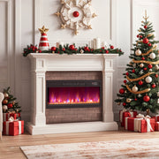 18/23/26 Inch 1500W Electric Fireplace Insert with Remote Control-26 inches-Fireplaces-DECOROLALA