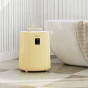 18L Large Towel Warmer Bucket with LED Display - Yellow-Dryers-DECOROLALA