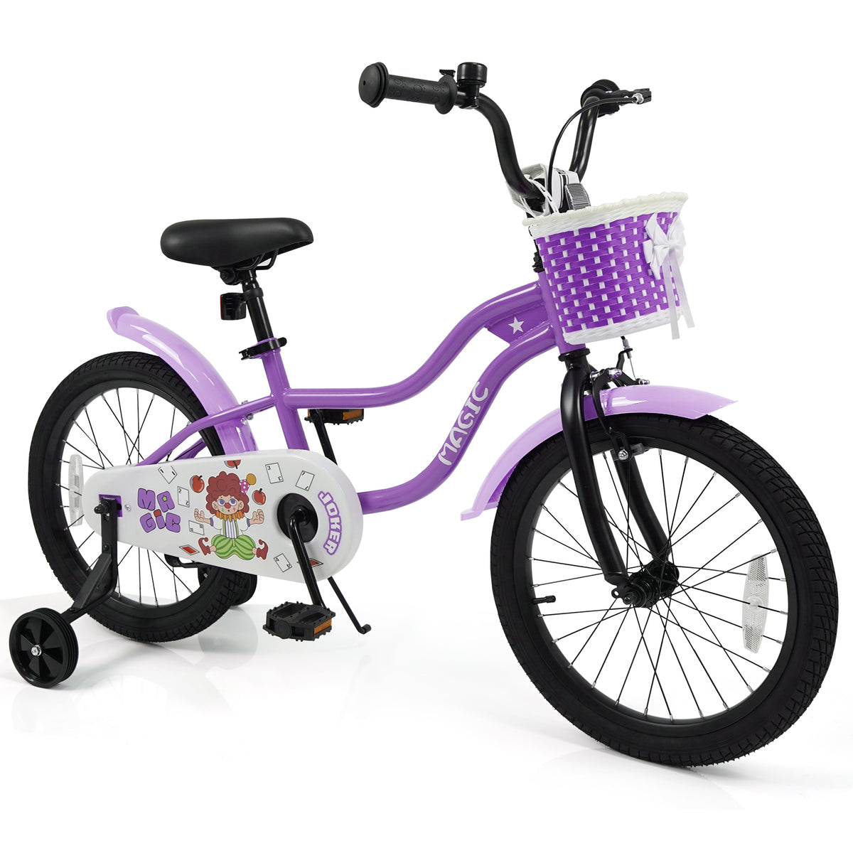 Kids Bike with Training Wheels for Aged 3-4 Years Old - Magic