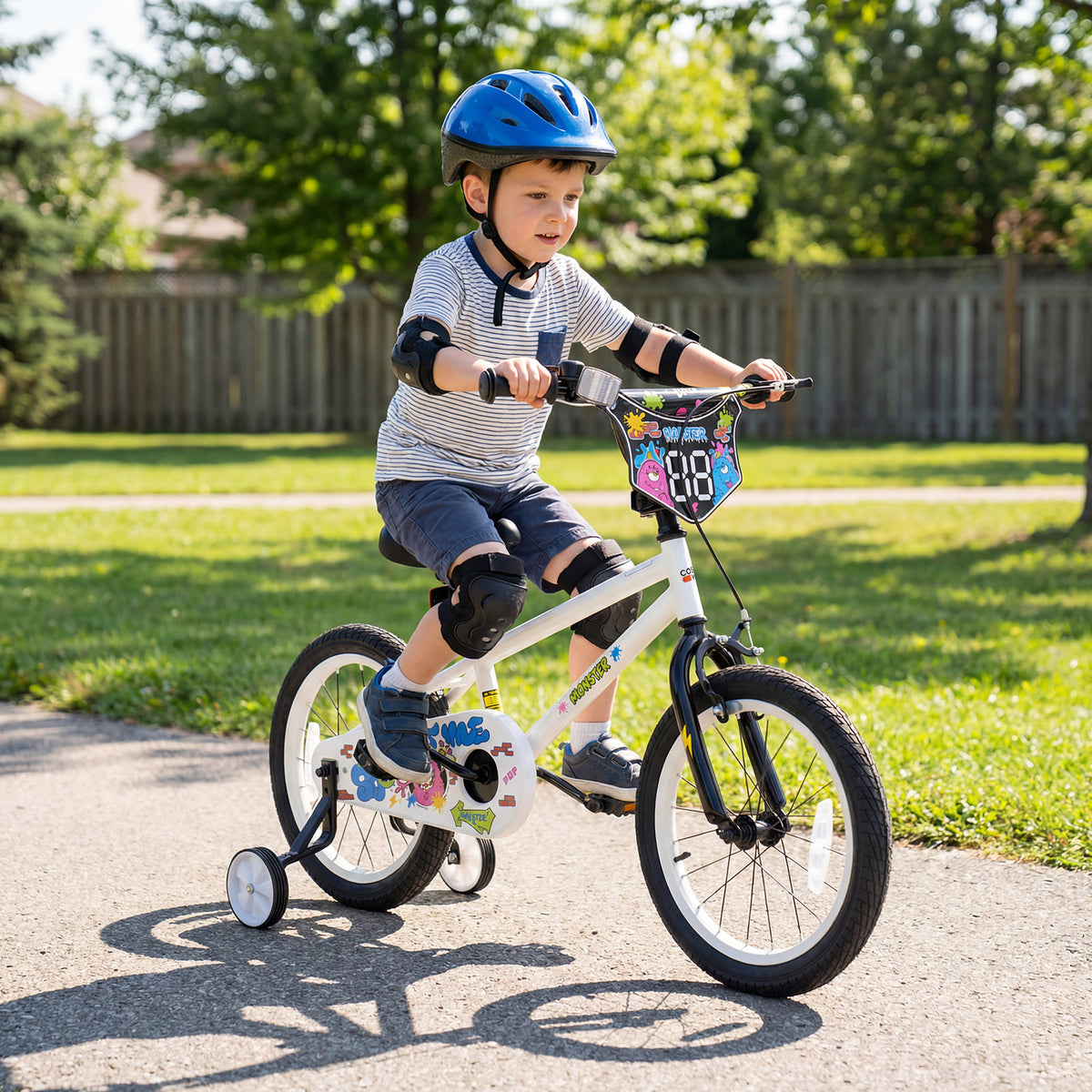 Vélo pour enfant avec petites roues pour 3-4 ans - Street Art Time