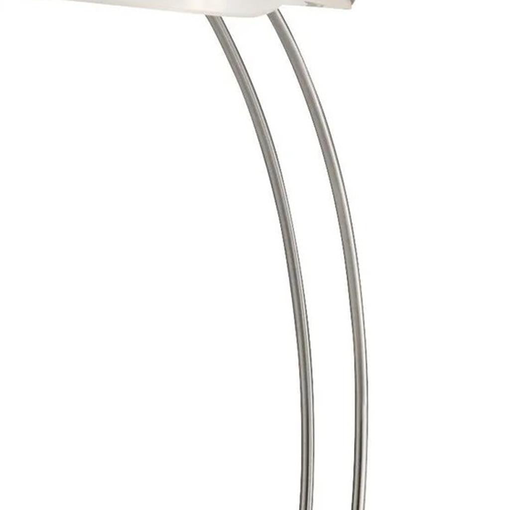 19" Silver Metal Bankers Lamp-Table Lamps-DECOROLALA