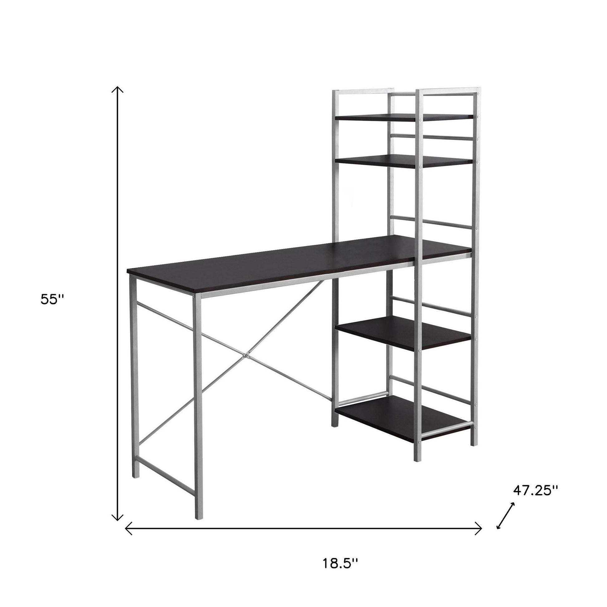 19" White Computer Desk-Desks-DECOROLALA