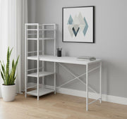 19" White Computer Desk-Desks-DECOROLALA