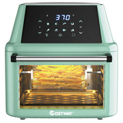 19 qt Multi-functional Air Fryer Oven 1800 W Dehydrator Rotisserie-Green-Toaster Ovens-DECOROLALA