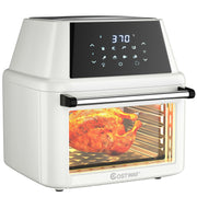 19 qt Multi-functional Air Fryer Oven 1800 W Dehydrator Rotisserie-White-Toaster Ovens-DECOROLALA