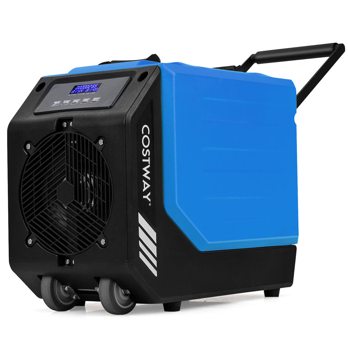 190 PPD Commercial Dehumidifier with Pump and 2 Wheels-Blue-Dehumidifiers-DECOROLALA