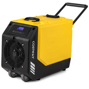 190 PPD Commercial Dehumidifier with Pump and 2 Wheels-Yellow-Dehumidifiers-DECOROLALA