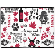 Wags & Wine Dog Mat-0