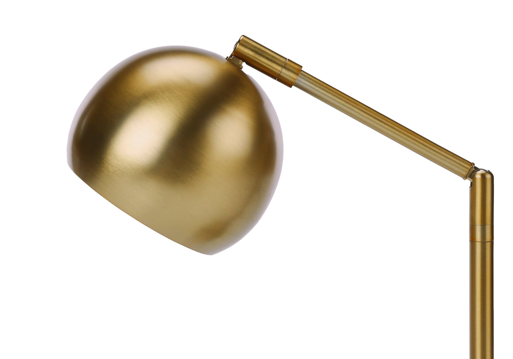 19"H Gold Metal Table Lamp with Adjustable Neck-Lighting-DECOROLALA
