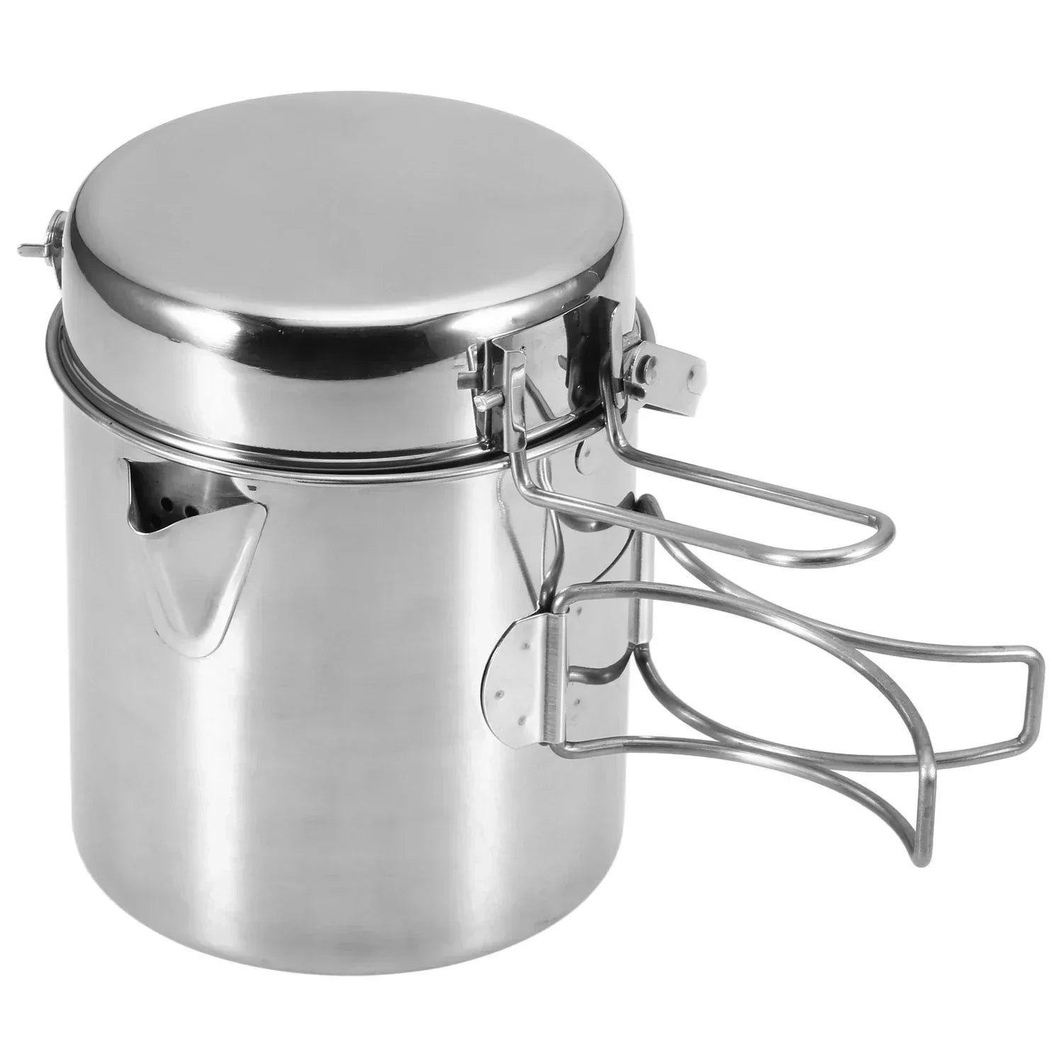 1L Stainless Steel Cooking Kettle Portabl-Stovetop Kettl-DECOROLALA