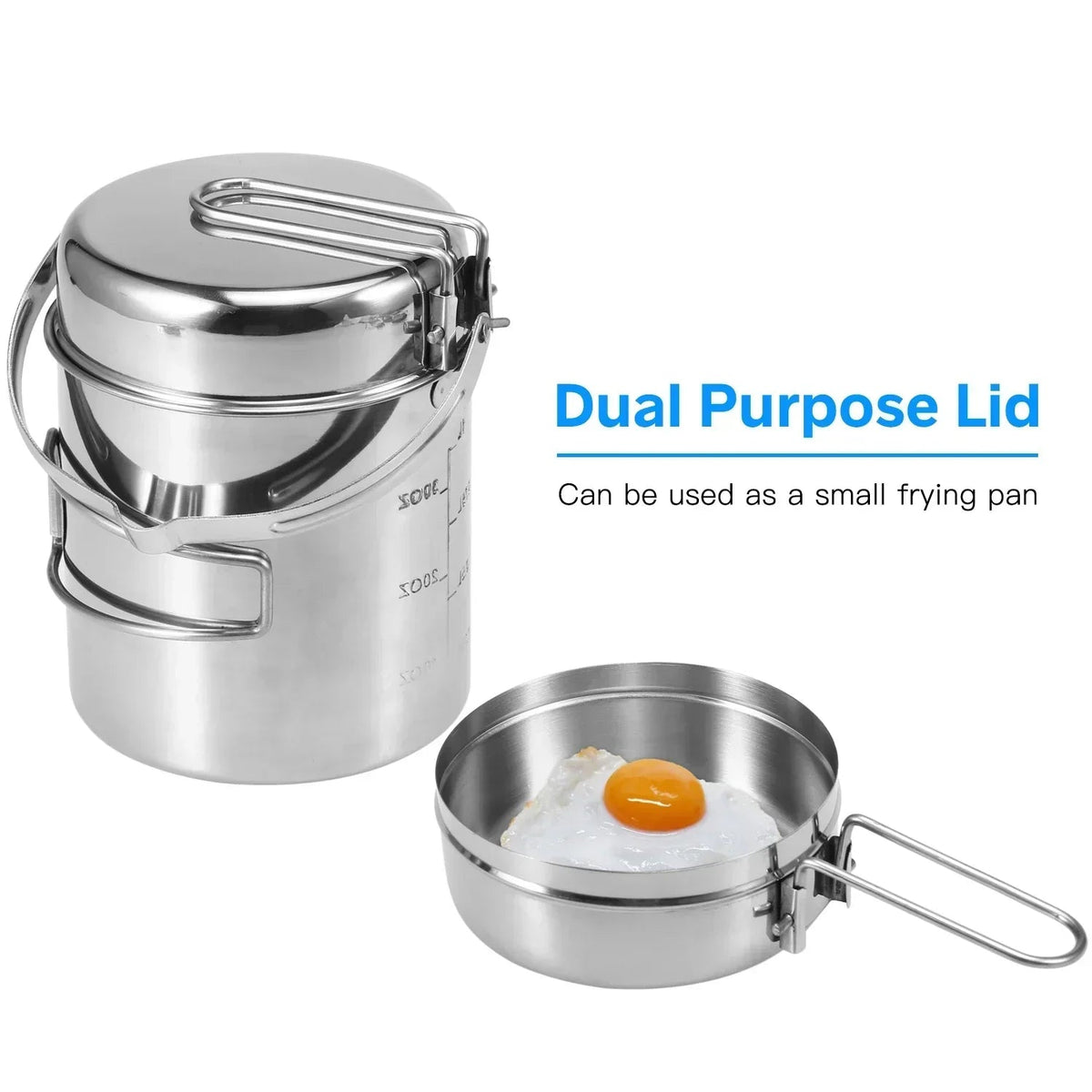 1L Stainless Steel Cooking Kettle Portabl-Stovetop Kettles-DECOROLALA