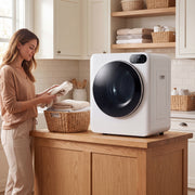 1.5 Cu.Ft White Portable Clothes Dryer with LED Control-White-Dryers-DECOROLALA