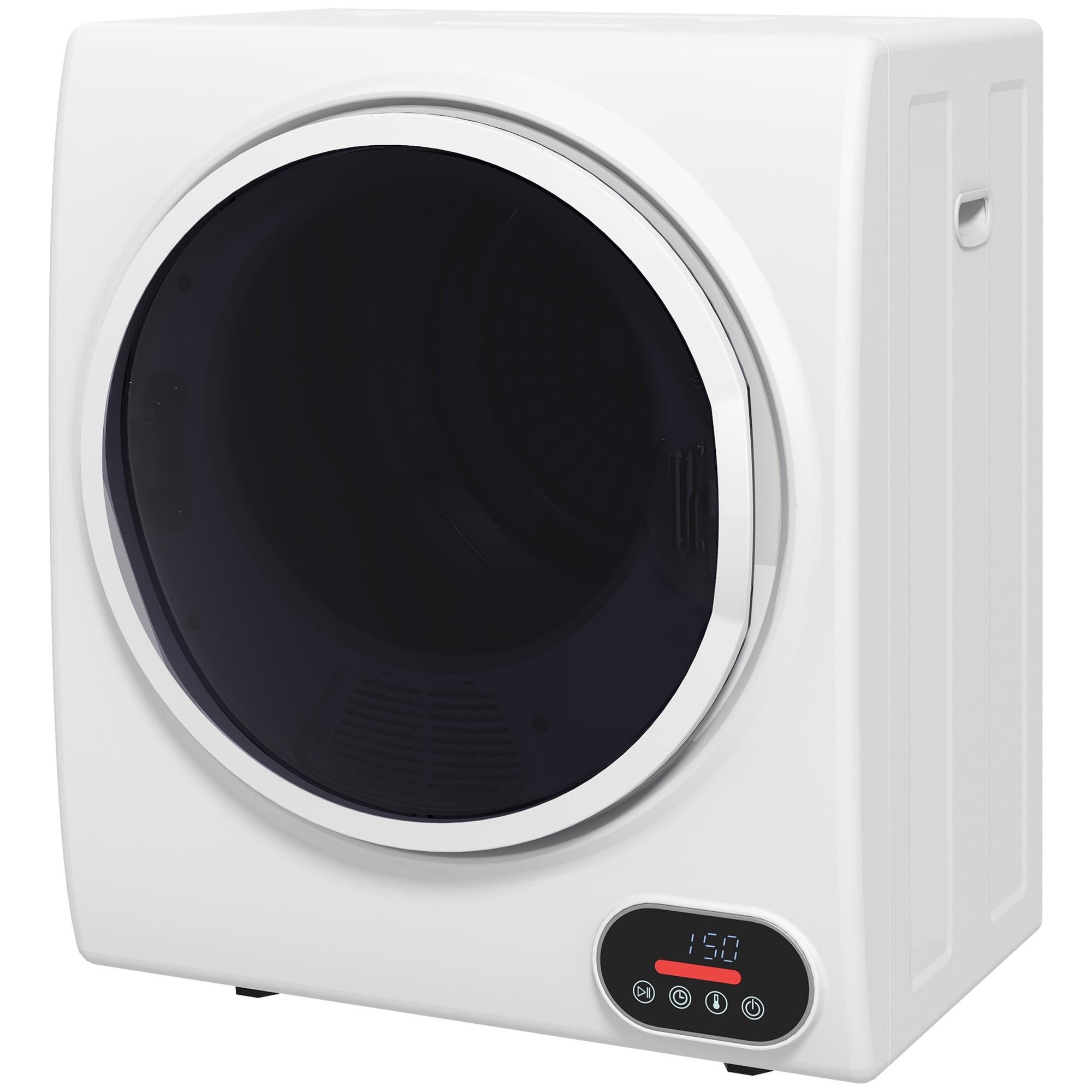 1.5 cu. ft. Portable Compact Clothes Dryer 850W White-DECOROLALA
