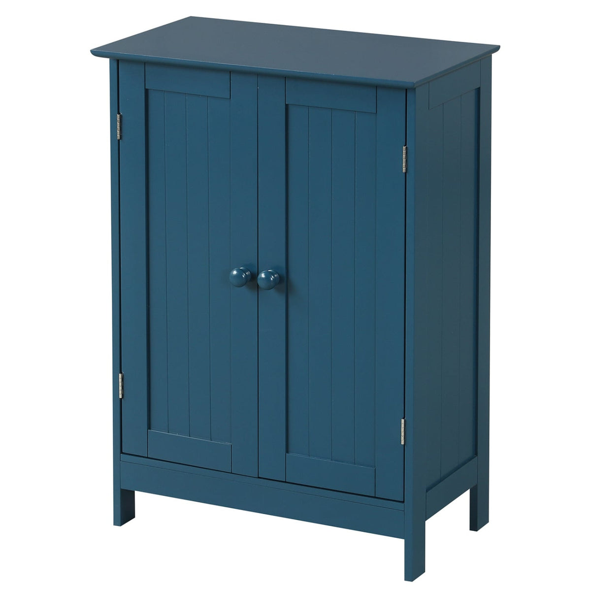 2-Door Wooden Bathroom Cabinet - Green 23.5" x 14" x 34"-Floor Cabinets-DECOROLALA