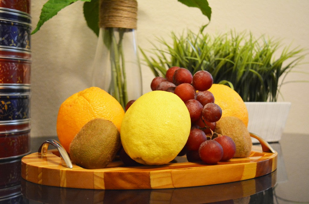 2" Natural Solid Wood Chris Craft Hand Painted Sculpture-Sculptures-DECOROLALA