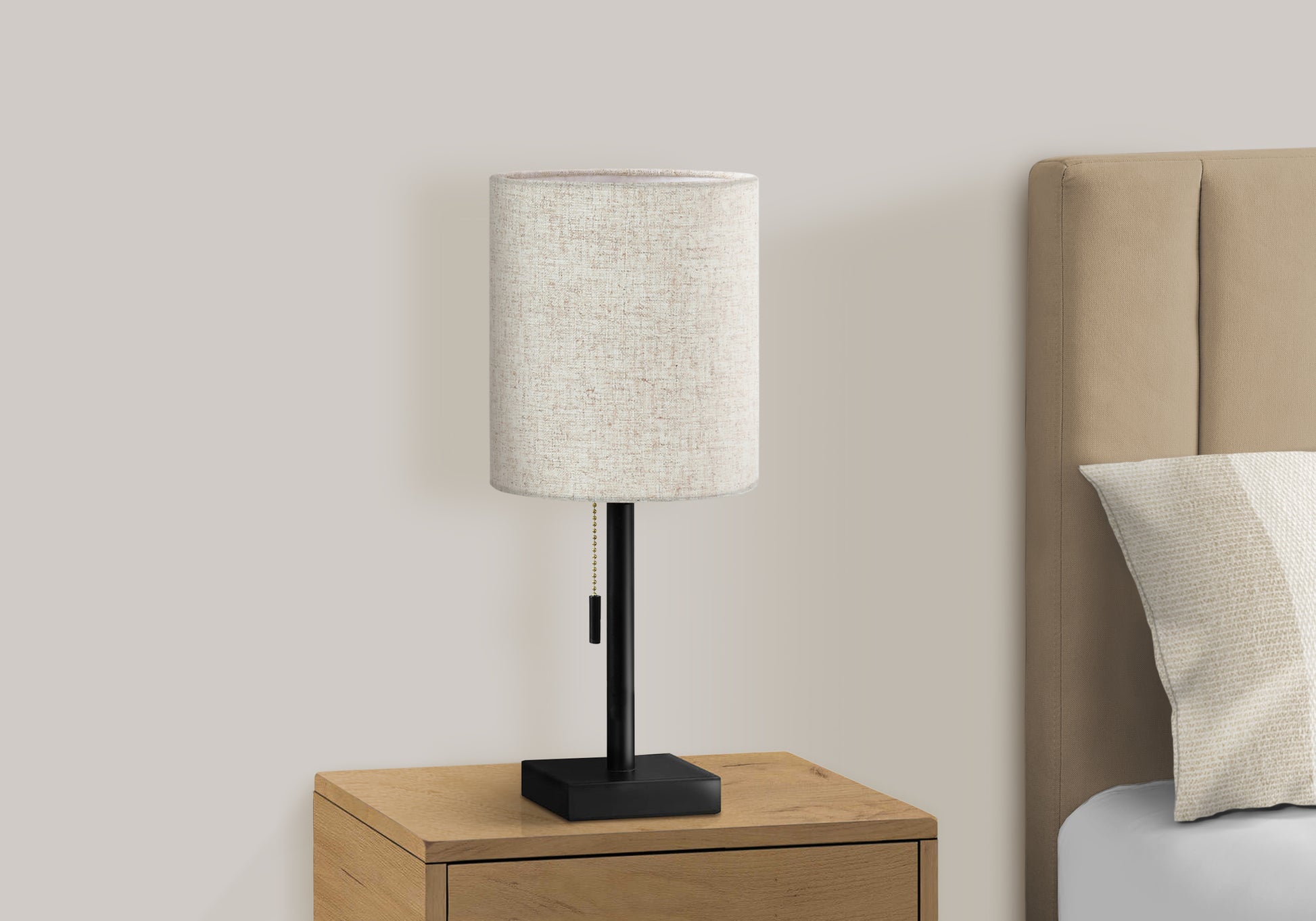2-Piece 17"H Table Lamp with USB Port, Nickel/Ivory-Lighting-DECOROLALA