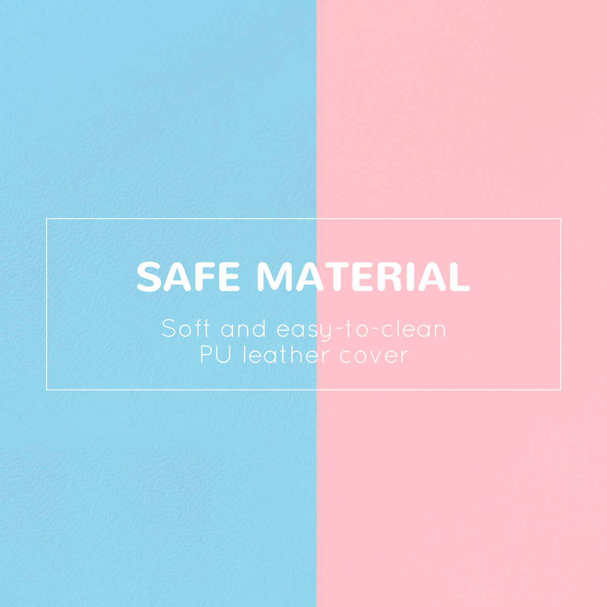 2-Piece Soft Play Kids Foam Play Se for Crawl and Climb, Light Blue-Toys & Games > Baby & Toddler Toys > Kids Gym & Playmats-DECOROLALA