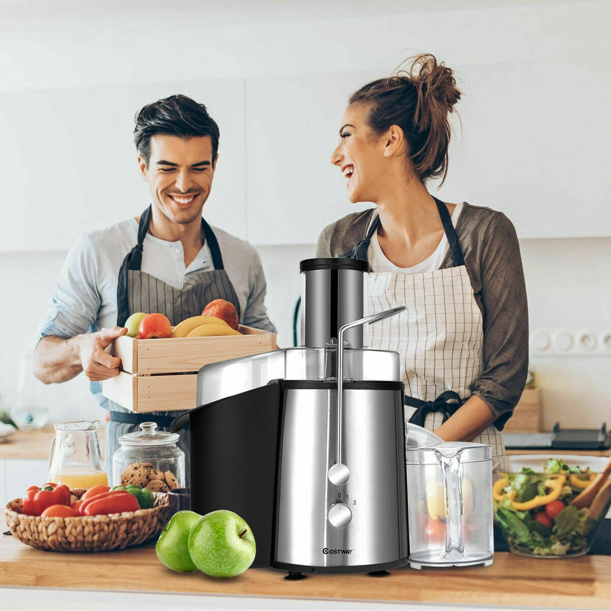 2 Speed Electric Juice Press for Fruit and Vegetable-Juicers & Coffee Machines-DECOROLALA