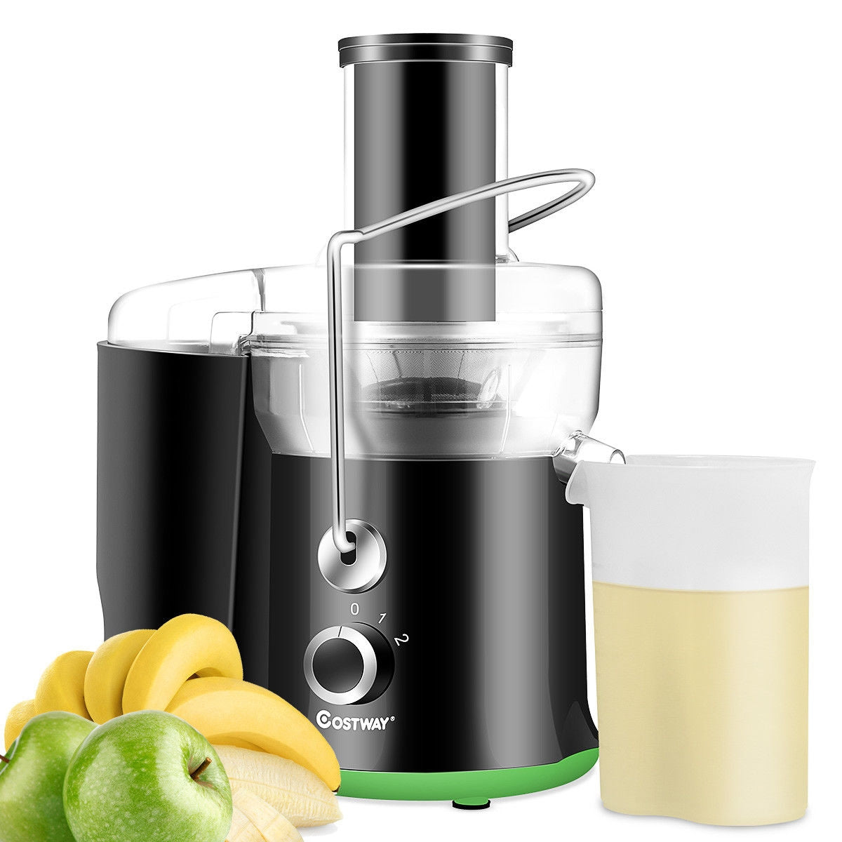 2 Speed Wide Mouth Fruit and Vegetable Centrifugal Electric Juicer-Juicers & Coffee Machines-DECOROLALA