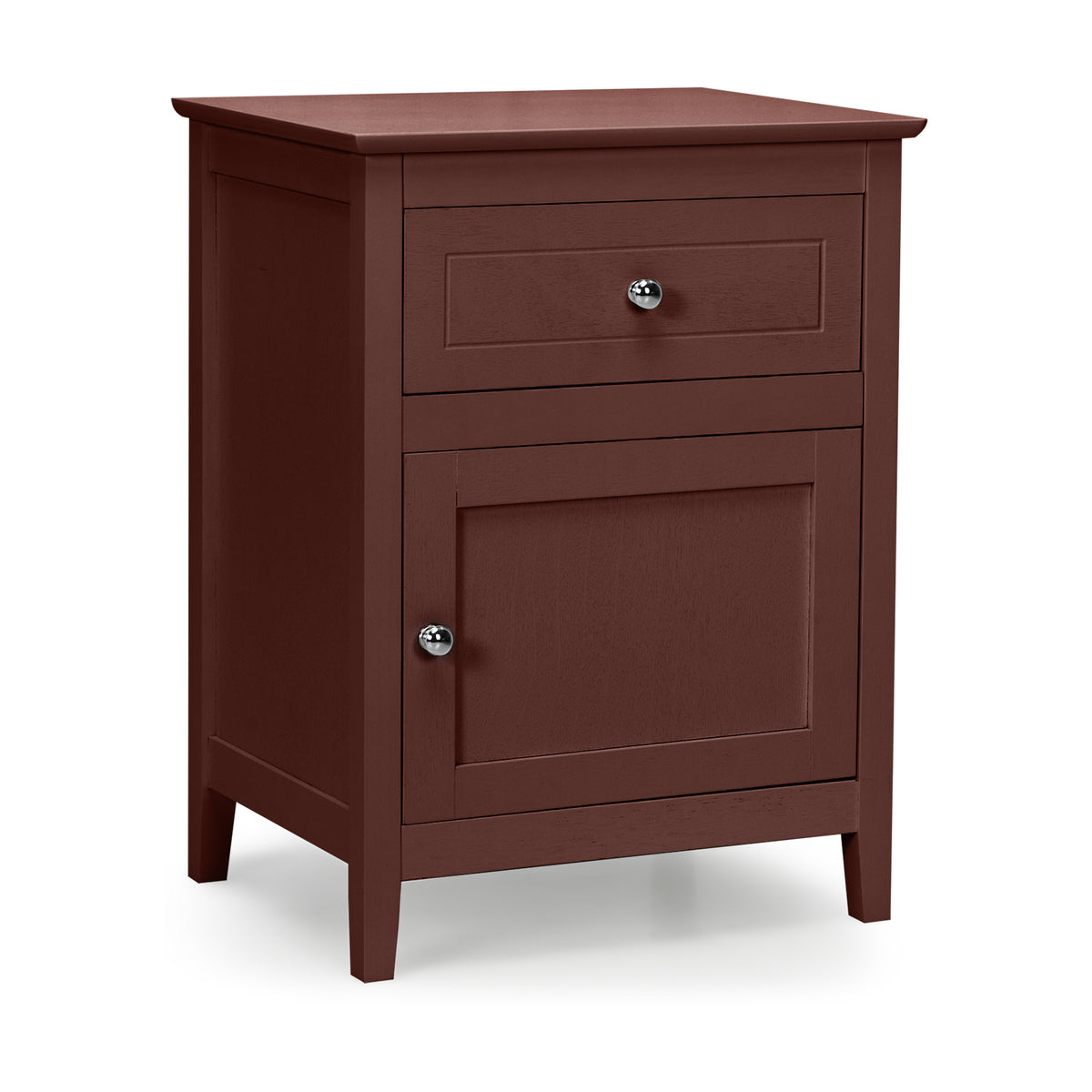 2-Tier Accent Table with Spacious Tabletop-Dark Brown-Nightstands-DECOROLALA