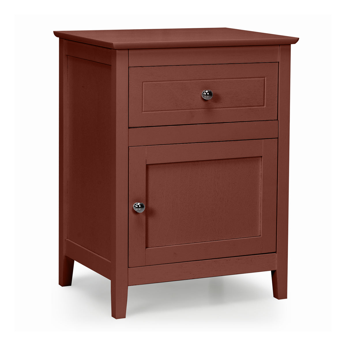 2-Tier Accent Table with Spacious Tabletop-Walnut-Nightstands-DECOROLALA