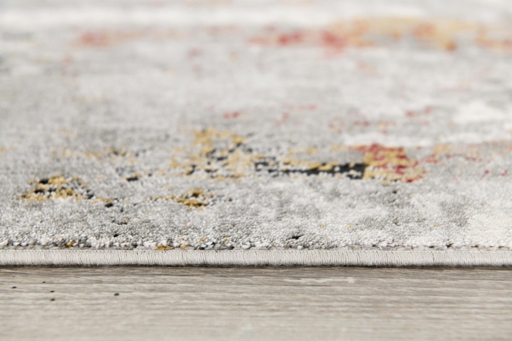 2' X 10' Gray Abstract Pattern Runner Rug-Area Rugs-DECOROLALA