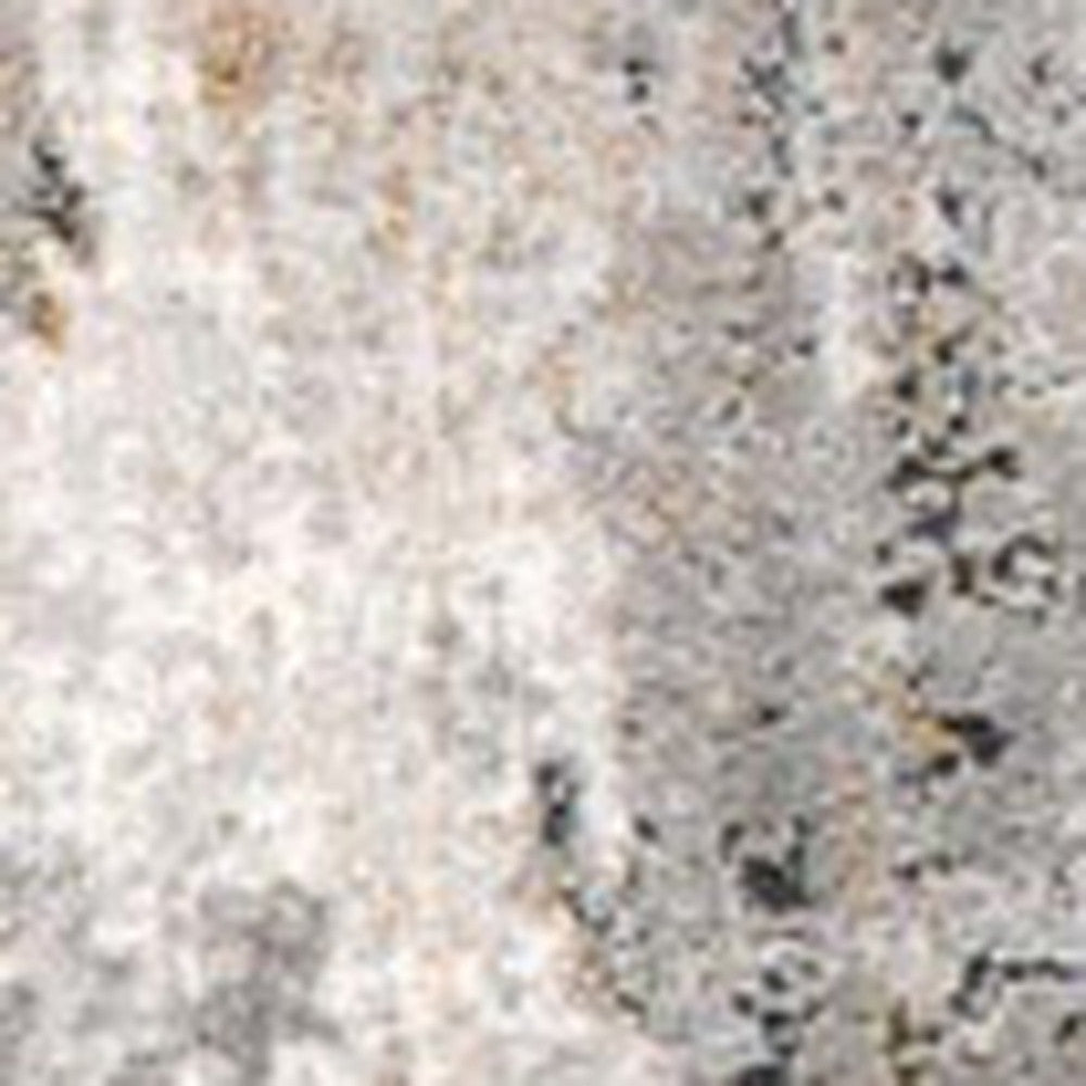 2' X 10' Gray Abstract Pattern Runner Rug-Area Rugs-DECOROLALA