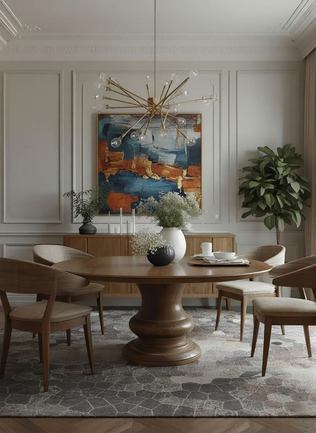 2' X 15' Beige Cobblestone Pattern Runner Rug-Area Rugs-DECOROLALA