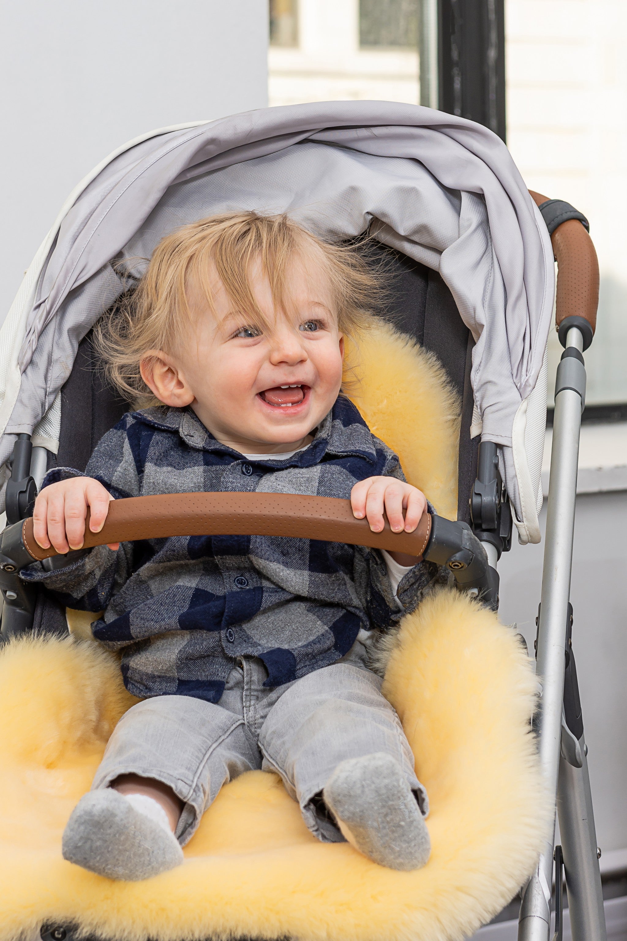 2' X 3' Cream Genuine Sheepskin Animal Print Shag Area Rug-Area Rugs-DECOROLALA