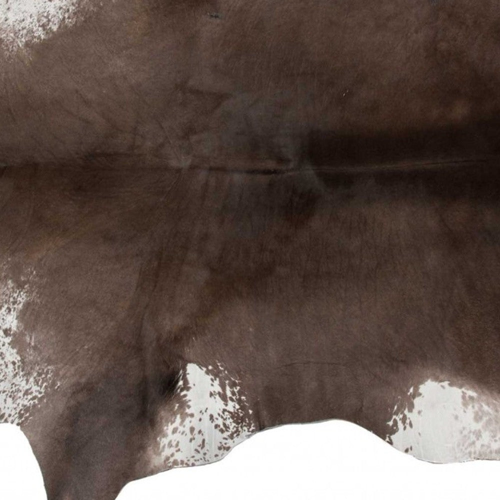 2' X 3' Taupe And White Calfskin - Area Rug-Area Rugs-DECOROLALA