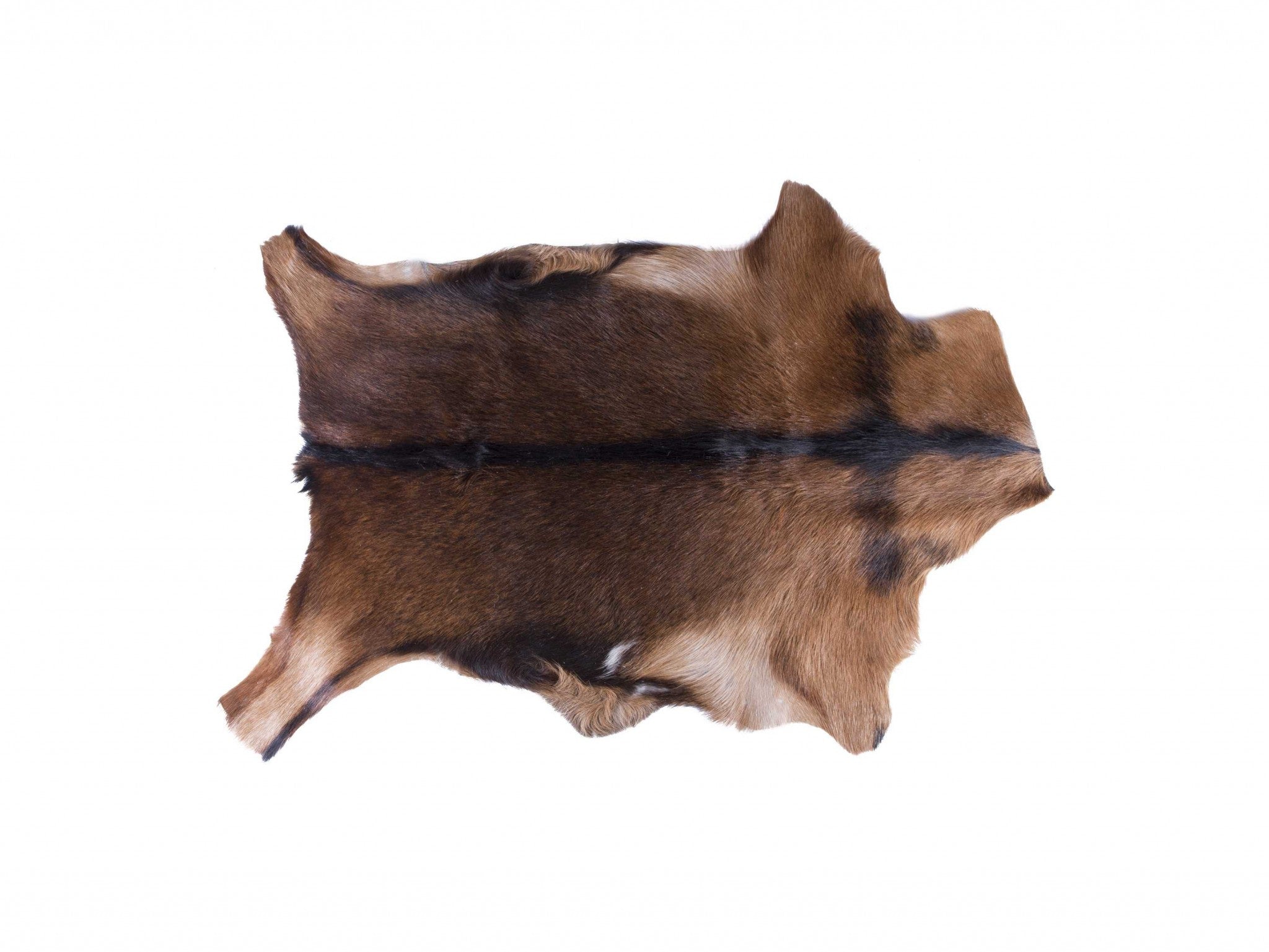 2' X 3' Tricolor Calfskin/Microsuede Contemporary - Area Rugs-Area Rugs-DECOROLALA