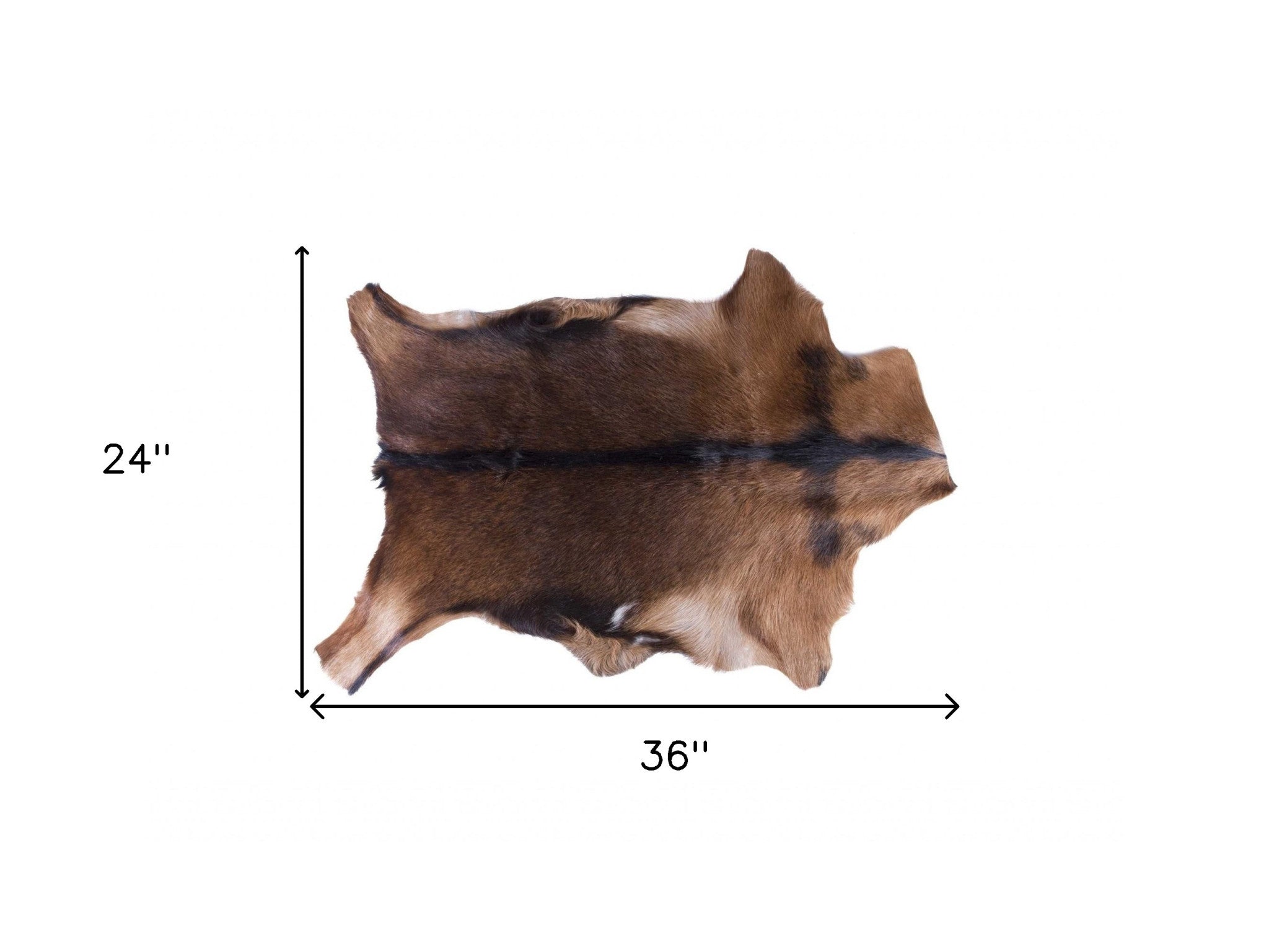 2' X 3' Tricolor Calfskin/Microsuede Contemporary - Area Rugs-Area Rugs-DECOROLALA