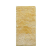 2' X 5' Natural Off White Medical Grade Double Sheepskin Throw Blanket-Throws & Blankets-DECOROLALA