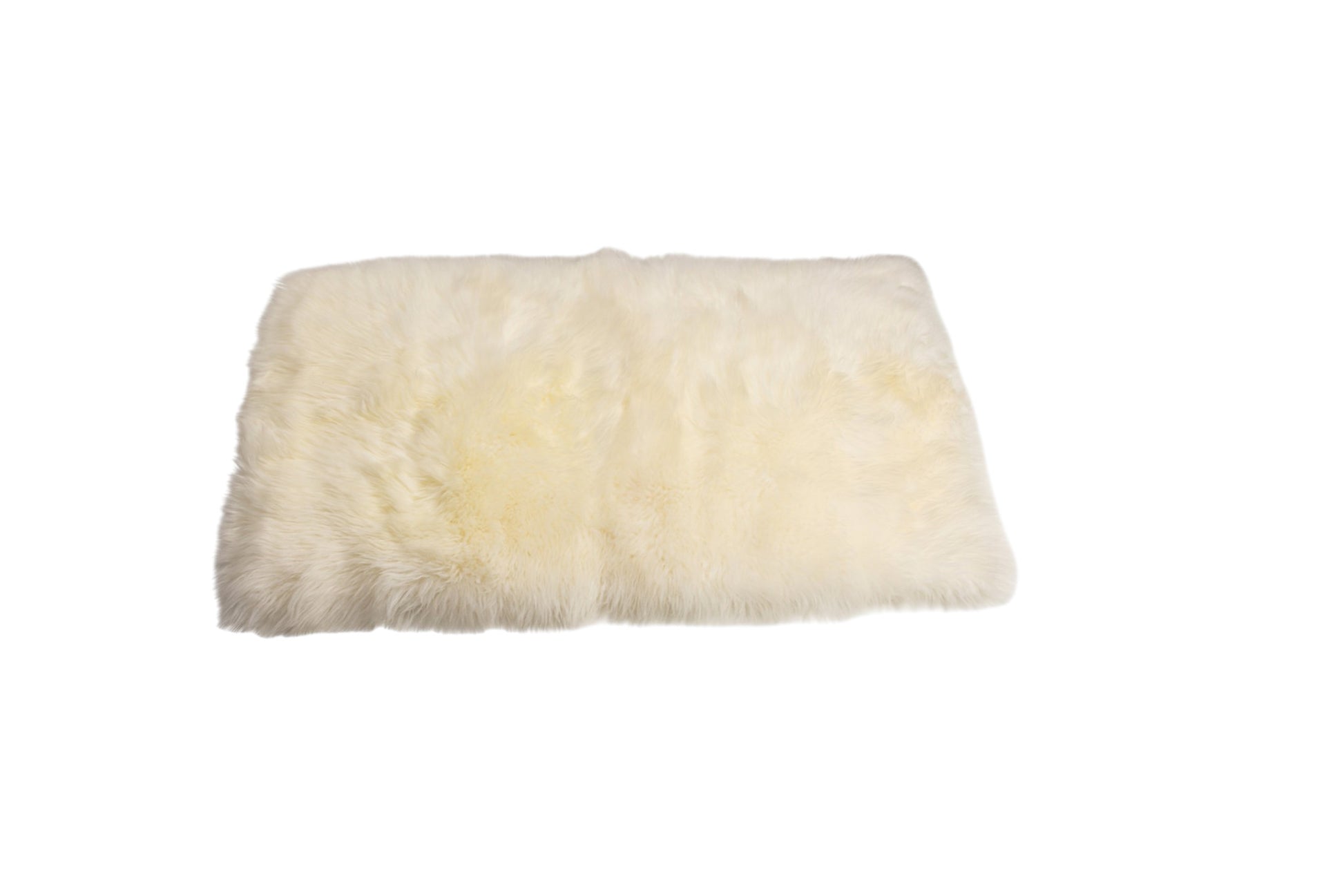 2' X 5' Natural Rectangular Sheepskin Area Rug-Area Rugs-DECOROLALA