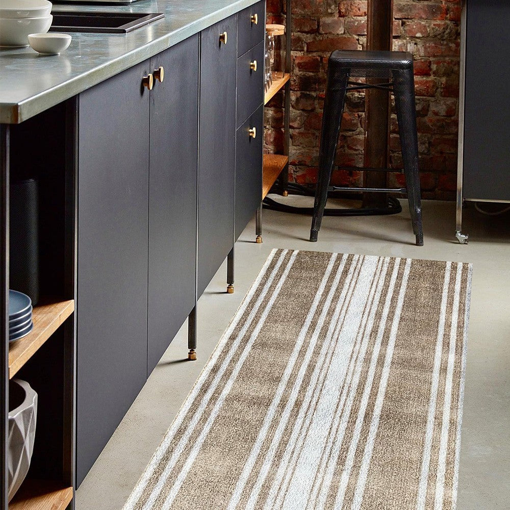 2' X 6' Sandy Shores Regatta Stripe Washable Runner Rug-Area Rugs-DECOROLALA