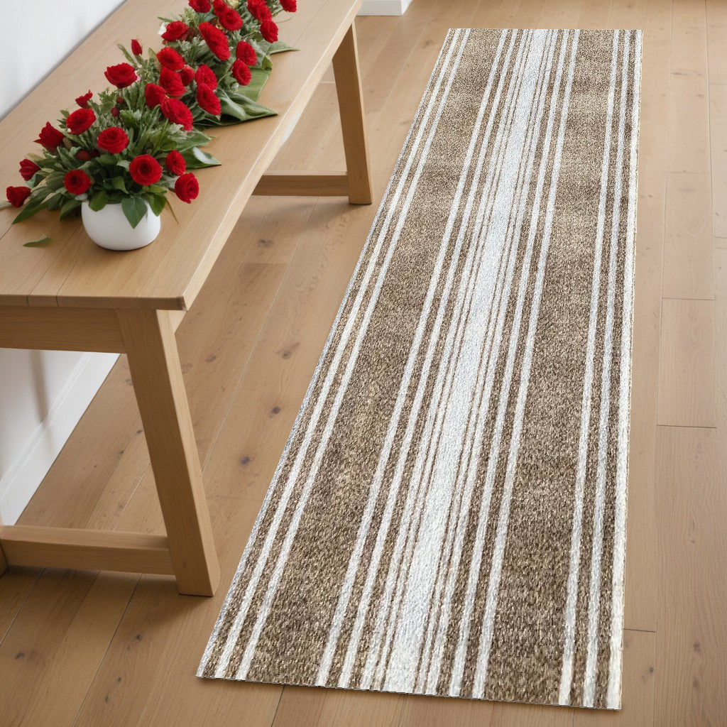 2' X 6' Sandy Shores Regatta Stripe Washable Runner Rug-Area Rugs-DECOROLALA