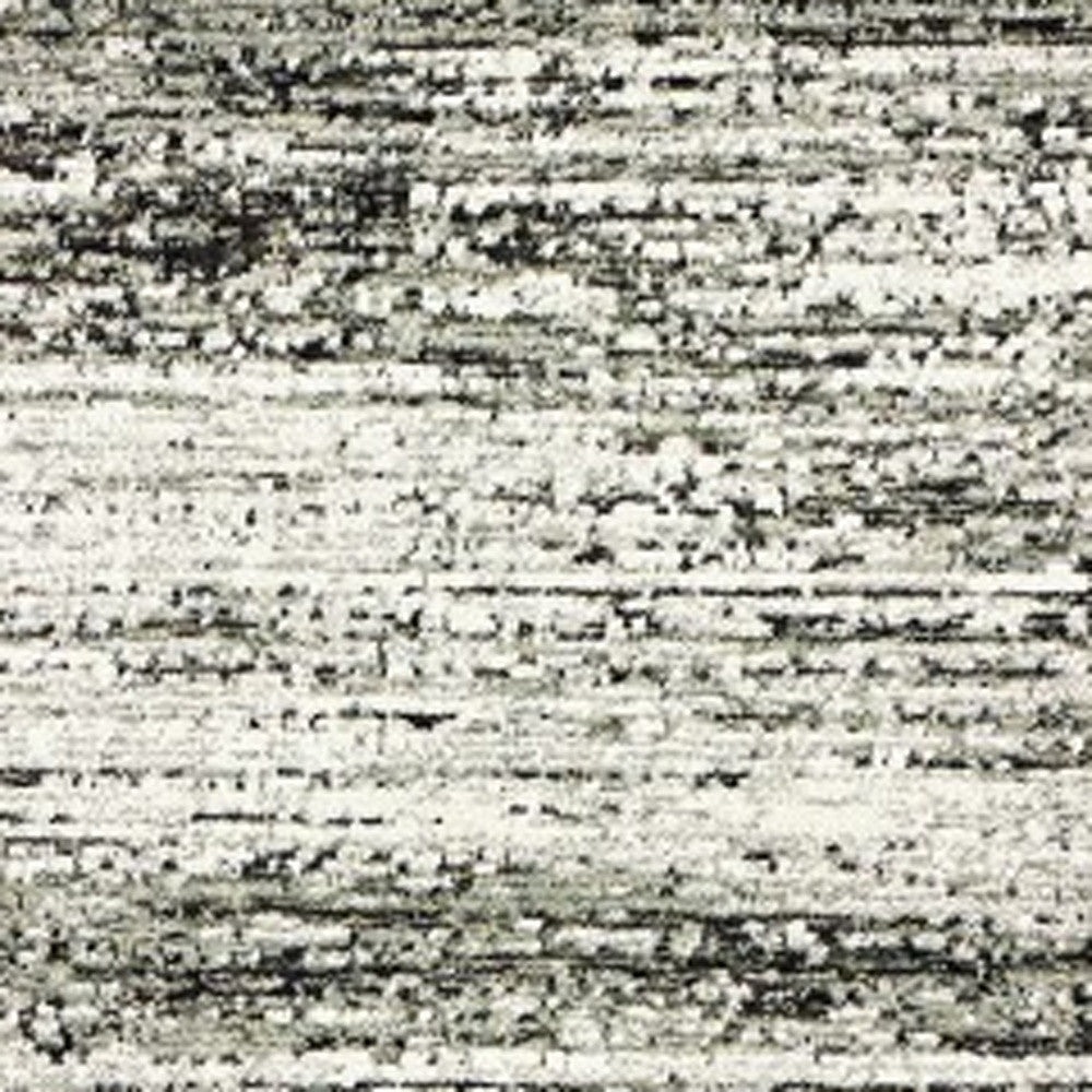 2' X 8' Ash And Slate Abstract Runner Rug-Area Rugs-DECOROLALA