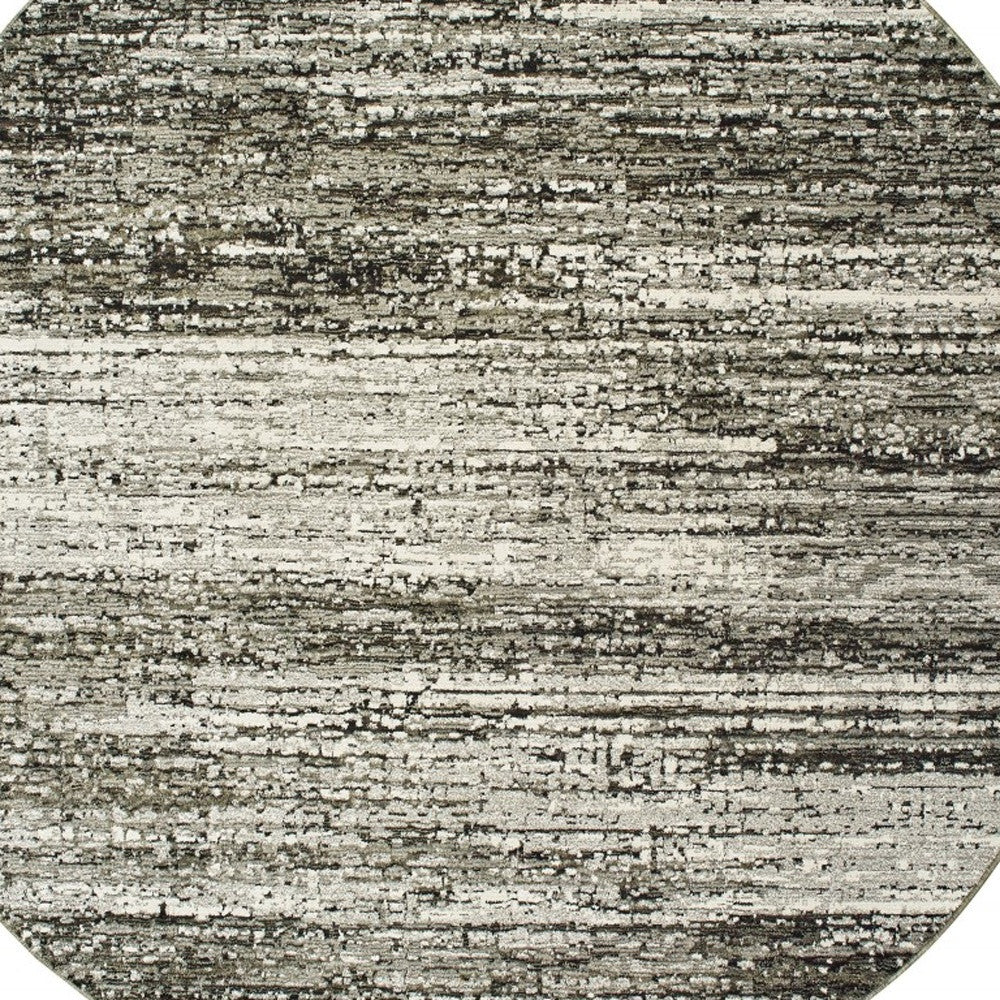 2' X 8' Ash And Slate Abstract Runner Rug-Area Rugs-DECOROLALA