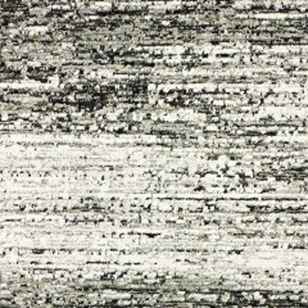 2' X 8' Ash And Slate Abstract Runner Rug-Area Rugs-DECOROLALA