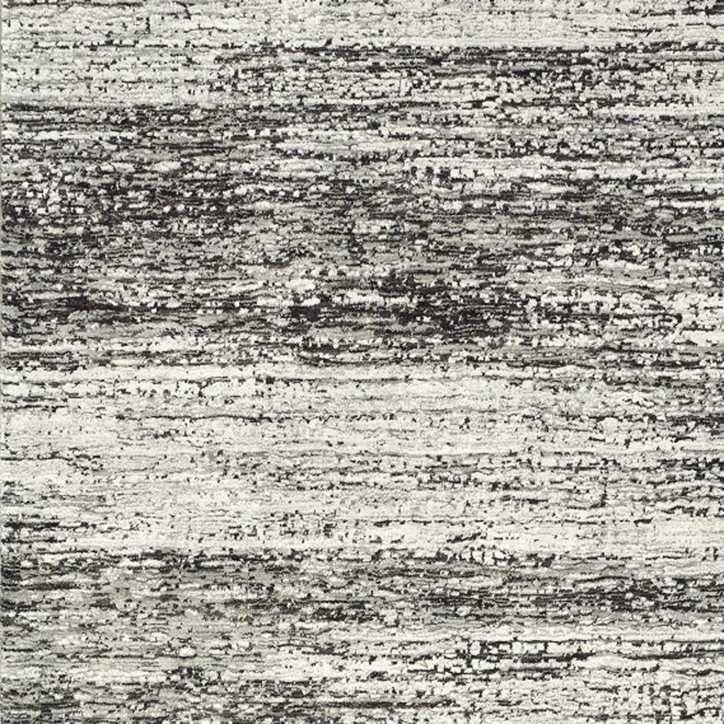 2' X 8' Ash And Slate Abstract Runner Rug-Area Rugs-DECOROLALA