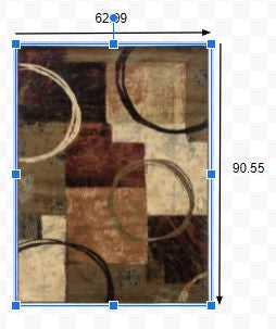 2' X 8' Brown And Black Abstract Geometric Runner Rug-Area Rugs-DECOROLALA