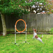 2-in-1 Dog Agility Training Equipment - Tire Jump and Hurdle Bar-Dogs-DECOROLALA