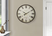20" Antique Brown Wall Clock with Roman Numerals-Clocks-DECOROLALA