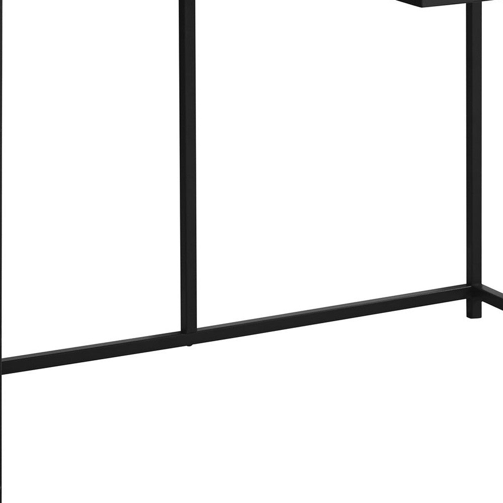 20" Black Computer Desk-Desks-DECOROLALA