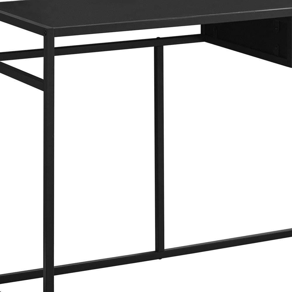 20" Black Computer Desk-Desks-DECOROLALA