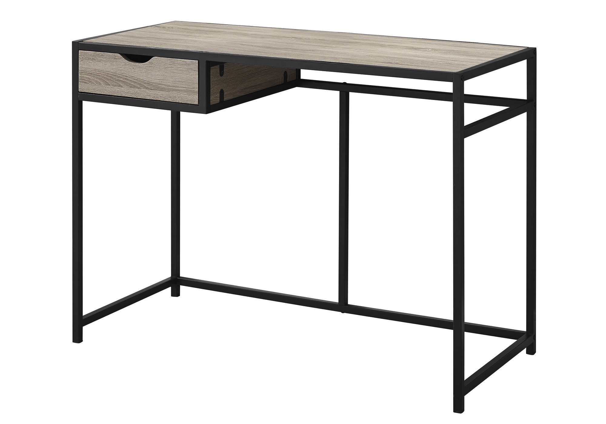 20" Black Computer Desk-Desks-DECOROLALA