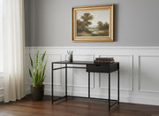 20" Black Computer Desk-Desks-DECOROLALA