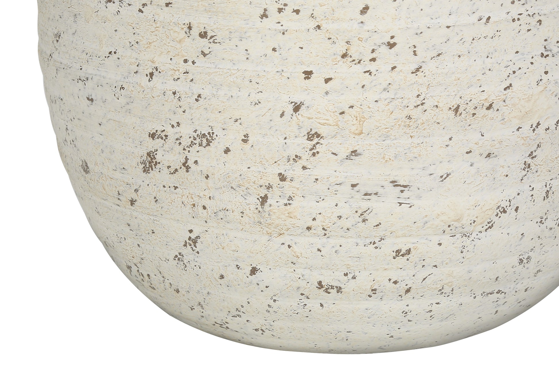 20" Cream Concrete Table Lamp with Ivory Shade-Lighting-DECOROLALA