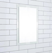 20" Frosted Frame Mirror-Mirror-DECOROLALA